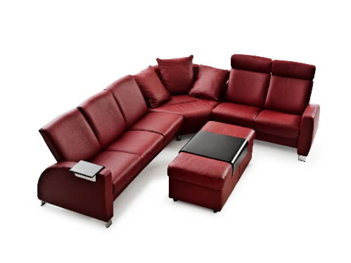 Stressless Paloma Cherry Leather By Ekornes Stressless Paloma Cherry Leather Color Recliner Chair And Ottoman From Ekornes