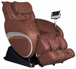 Berkline 16027 Feel Good Shiatsu Zero Gravity Massage Chair Brown