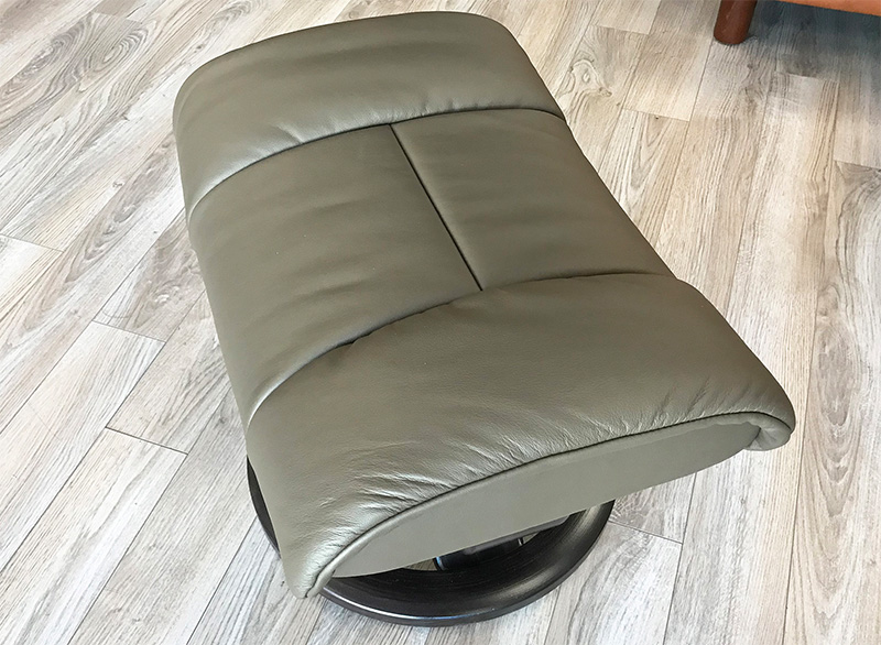 Stressless Paloma Khaki Leather Ottoman