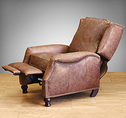 Barcalounger Recliner Ashton II Chair Havana Brown Leather