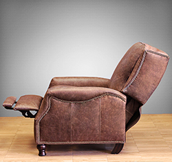 Barcalounger Recliner Chair Ashton II Chair Havana Brown Leather