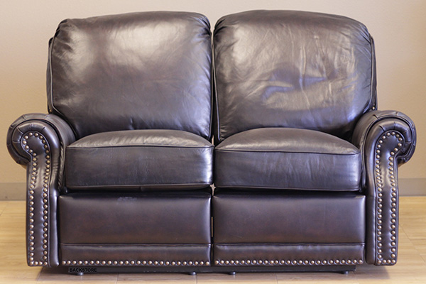 Barcalounger Premier II Leather 2 Seat LoveSeat Sofa 