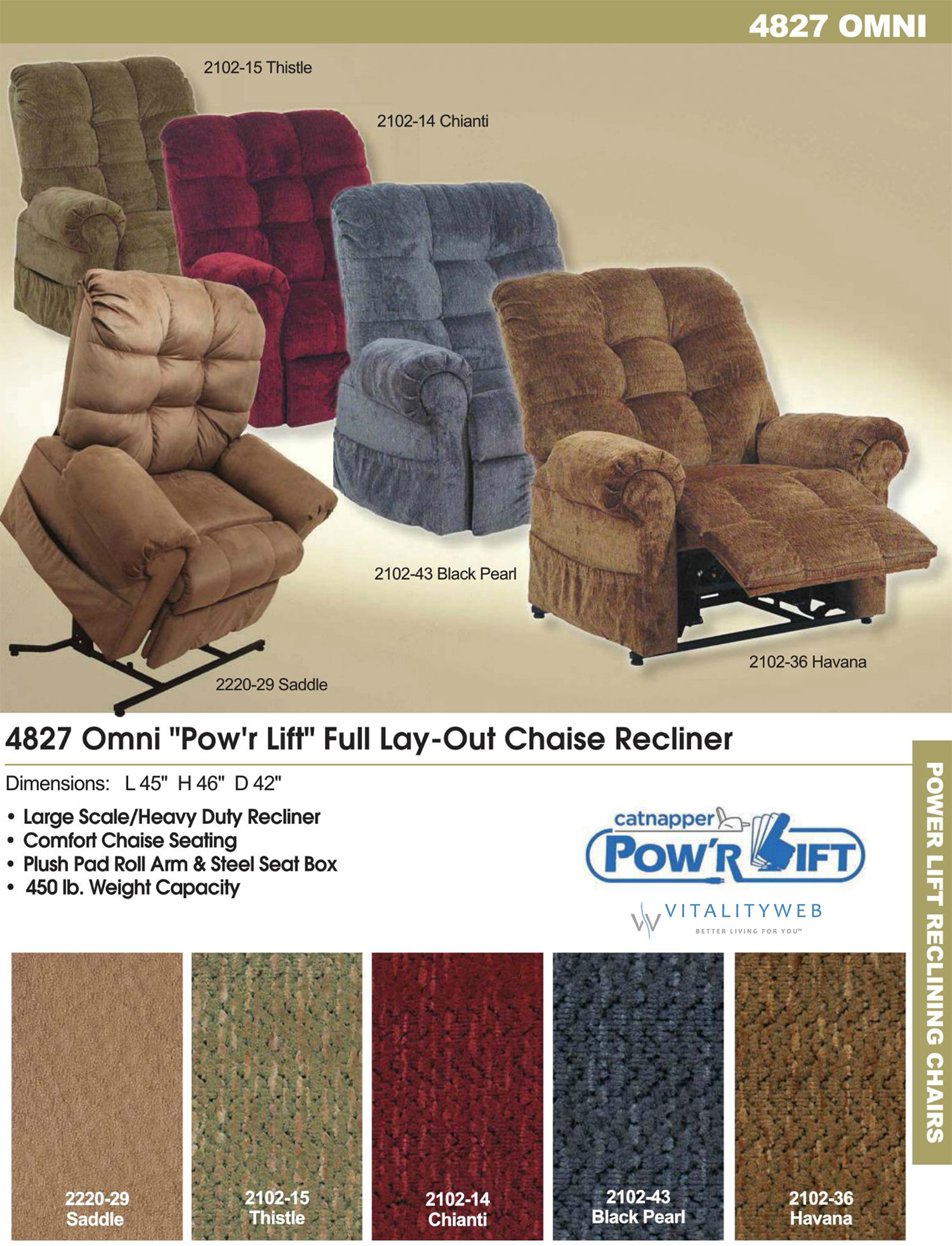 Catnapper Omni Power Lift Recliner