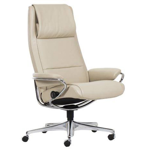 Stressless Paris High Back Office Desk Recliner Chair by Ekornes