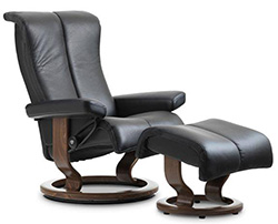 Stressless Piano LegComfort Power Footrest Recliner Chair