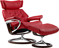 Stressless Skyline Signature Steel and Wood Base