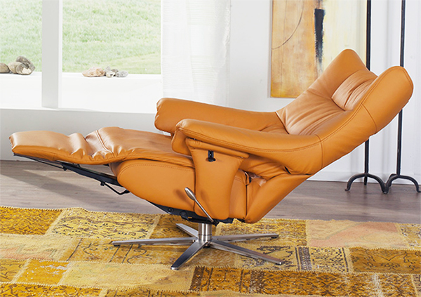 Himolla Harmony Leather ZeroStress Integrated Recliner Chair