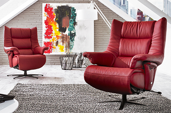 Himolla Opus ZeroStress Integrated Recliner Leather Chair 8500 36S