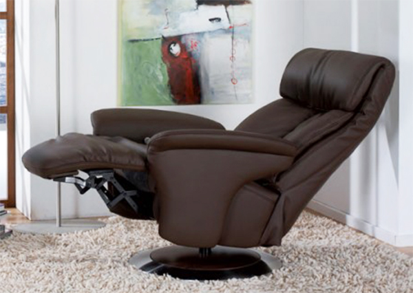 Himolla Sinatra Leather ZeroStress Integrated Recliner Chair