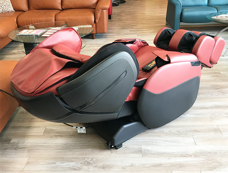 Human Touch Opus 3D Massage Chair Recliner Red