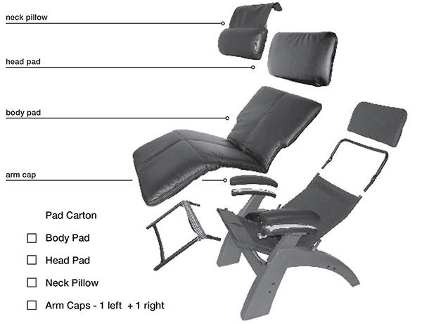 Human Touch Perfect Chair Pad Set