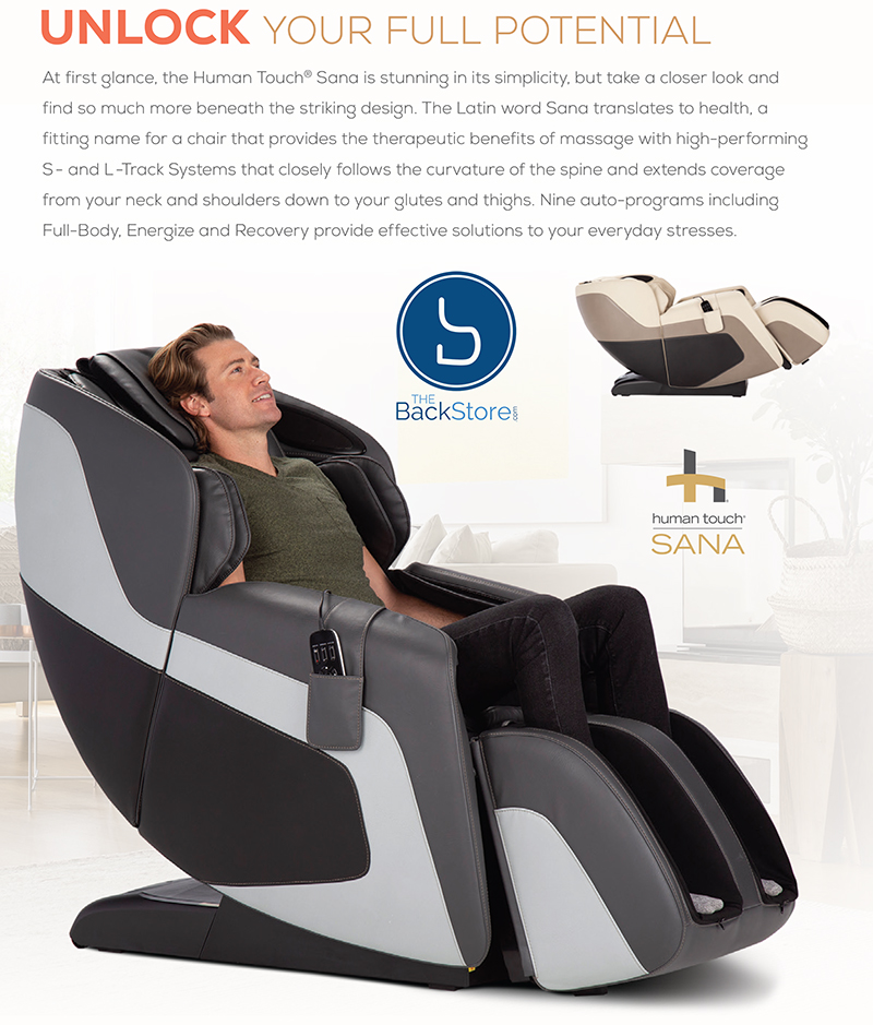 Human Touch Sana Massage Chair Zero Gravity Recliner Features