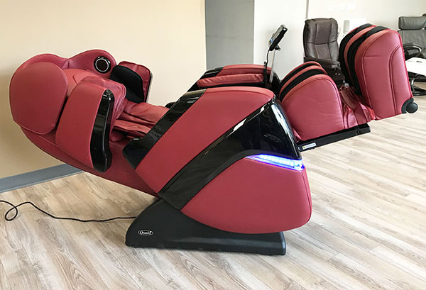 Osaki OS-3D Pro Cyber Massage Chair Recliner in Red