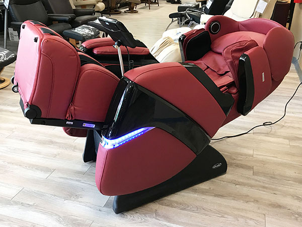 Osaki OS-3D Pro Cyber Massage Chair Recliner in Red