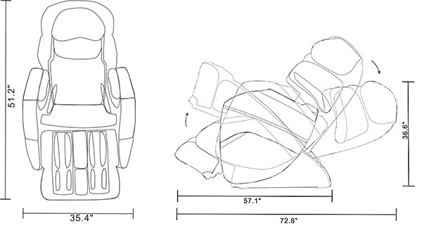 Osaki Chair Comparison Chart