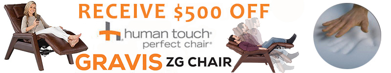 $500 Off Human Touch Gravis ZG Massage Chair Recliner