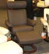 Stressless Orion Medium Recliner and Ottoman - Paloma Khaki by Ekornes