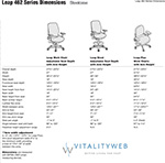 Steelcase Leap Work Stool Dimensions