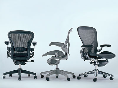 Herman Miller Aeron Home Office Chair - Ergonomic Seating Aeron Chair by Herman Miller.