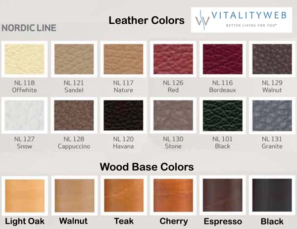 Stressless Leather Colors Chart