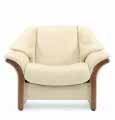 Stressless Granada Low Back Leather Sofa Ergonomic Chair by Ekornes
