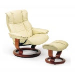 Stressless Kensington Recliner Chair and Ottoman by Ekornes