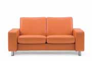 Stressless Space 2 Seat Low Back Sofa (Medium), LoveSeat, Chair and Sectional by Ekornes