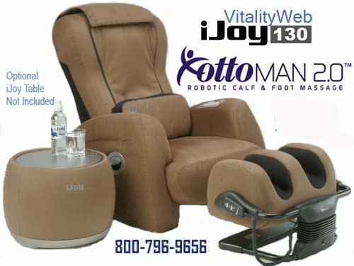 New Ijoy 130 Robotic Human Touch Massage Chair Recliner By